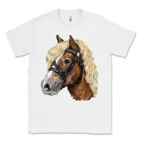 White Haflinger Avelignese Horse Classic Tee - LillyAllenDesigns