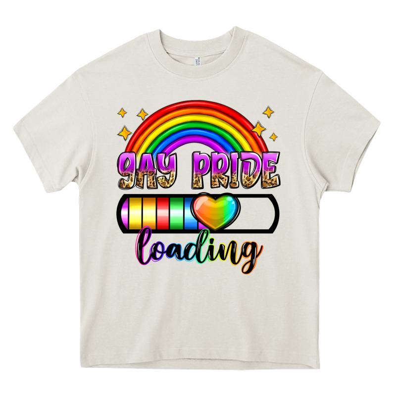 Gay Pride Loading Heavy Core Tee by Zillion Design Studio | Teevron