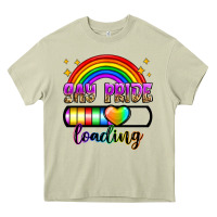 Mossy gay pride loading Heavy Core Tee - Zillion Design Studio