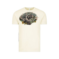 Vintage Arctic classy but trashy racoon Vintage Tee - NancyCooperArtShop