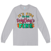 Moon Dust its fine im dine everythings fine Long Sleeve Tee - MaliasSmallBusiness