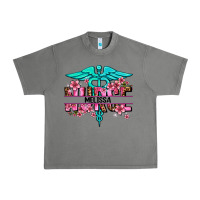 Tornado floral nurse custom name Urban Heavy Tee - AdoDesignShop