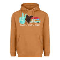 Meerkat Peace Love Camp Heavyweight Hoodie - Bettercallsaul