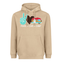 Mushroom Peace Love Camp Heavyweight Hoodie - Bettercallsaul