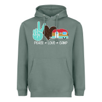 Sage Peace Love Camp Heavyweight Hoodie - Bettercallsaul