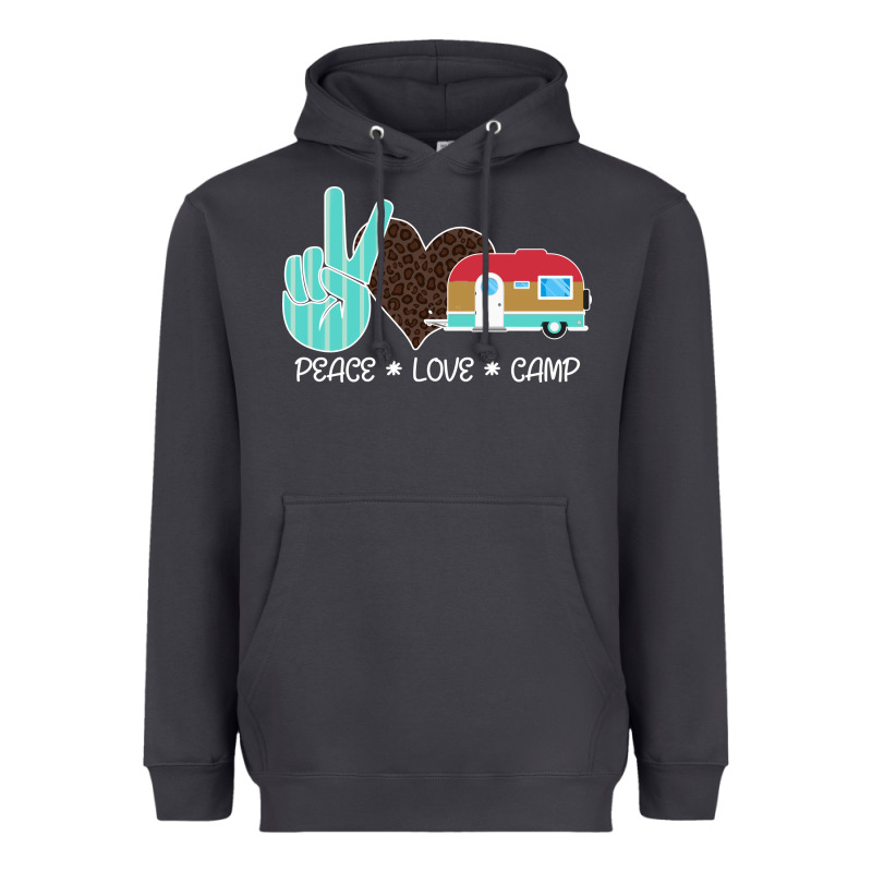 Peace Love Camp Heavyweight Hoodie by Bettercallsaul | Teevron