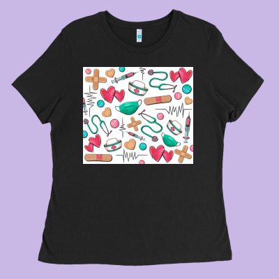 Nurse Ladies Tee Designed By Zillion Design Studio