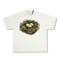 Pistachio Bird Nest With Eggs Urban Heavy Tee - LillyAllenDesigns