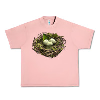 Salmon Bird Nest With Eggs Urban Heavy Tee - LillyAllenDesigns