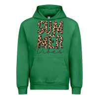 Emerald summer vibes leopard Urban Hoodie - CowCowDesign