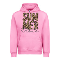 Fuchsia Pink summer vibes leopard Urban Hoodie - CowCowDesign