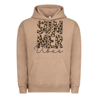 Pigment Burro summer vibes leopard Urban Hoodie - CowCowDesign