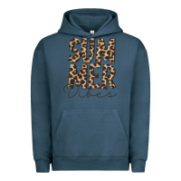 Pigment Midnight Navy summer vibes leopard Urban Hoodie - CowCowDesign