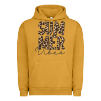 Pigment Peanut Butter summer vibes leopard Urban Hoodie - CowCowDesign