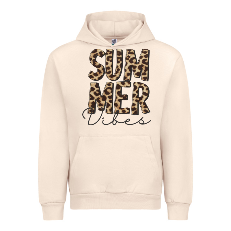 Summer Vibes Leopard Urban Hoodie by CowCowDesign | Teevron