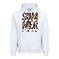 White summer vibes leopard Urban Hoodie - CowCowDesign
