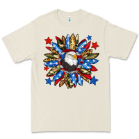 Bone American flag sunflower Premium Tee - Neo Western