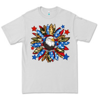 American Flag Sunflower Premium Tee | Teevron