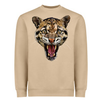 Mushroom ocelot head Heavyweight Sweatshirt - LillyAllenDesigns