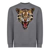 Storm ocelot head Heavyweight Sweatshirt - LillyAllenDesigns