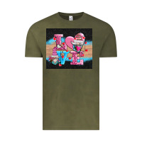 Vintage Olive v.d love gnomes Vintage Tee - AdoDesignShop