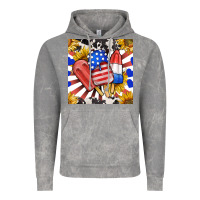 Cloud Rock patriotic popsicles and sunflowers Vintage Hoodie - BundleAndBundleShop