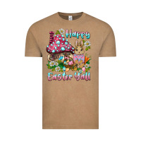 Vintage Coffee happy easter y'all rabbit Vintage Tee - BarkalooDesign