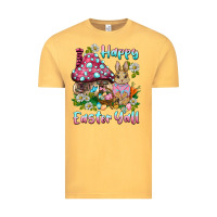 Vintage Mustard happy easter y'all rabbit Vintage Tee - BarkalooDesign