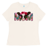 Mom With Cow Mothers Day Ladies Tee | Teevron