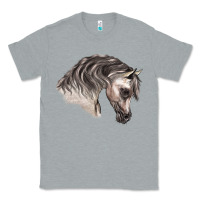 Heather Grey Arabian Horse Classic Tee - LillyAllenDesigns