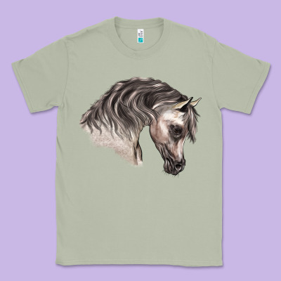 Arabian Horse Classic Tee Designed By Lillyallendesigns
