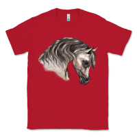 Red Arabian Horse Classic Tee - LillyAllenDesigns