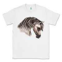White Arabian Horse Classic Tee - LillyAllenDesigns