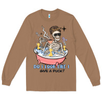 Toasted Coconut do i look like i give a duck Long Sleeve Tee - MaliasSmallBusiness