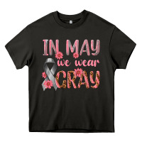 Asphalt In May We Wear Gray Heavy Core Tee - texasbilliewilder