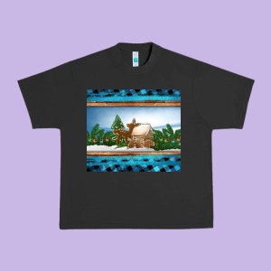 Christmas Cookie Jar Urban Heavy Tee Designed By Jasminsmagicworld