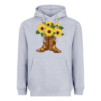 Heather Grey cowgirl boots Heavyweight Hoodie - Bettercallsaul