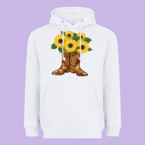 Cowgirl Boots Heavyweight Hoodie Designed By Bettercallsaul