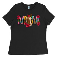 Black mom with horse mothers day Ladies Tee - texasbilliewilder