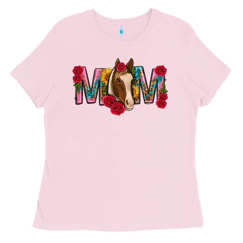 Mom With Horse Mothers Day Ladies Tee by texasbilliewilder | Teevron