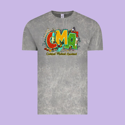 Cma Certified Medical Assistant Juneteenth Vintage Tee Designed By Nancycooperartshop