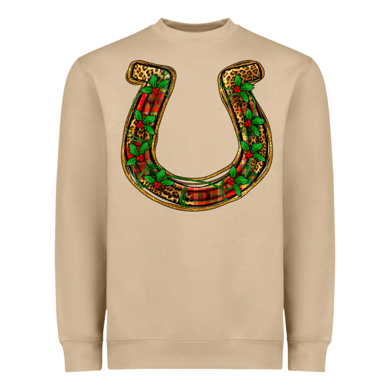 Christmas Horseshoe Heavyweight Sweatshirt by Jasminsmagicworld | Teevron