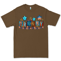 Cacao American Granny 4th of july Premium Tee - CowGirlArtShop