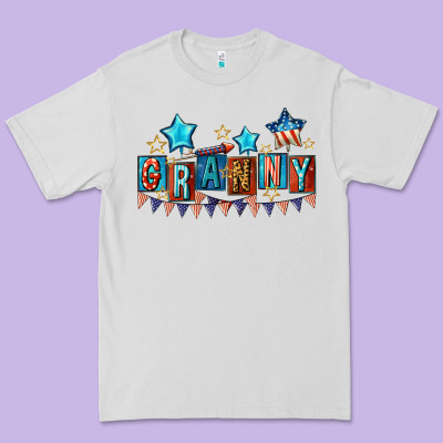 American Granny 4th Of July Premium Tee Designed By Cowgirlartshop
