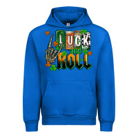 Cobalt St. Patrick's Luck and roll Urban Hoodie - OliviaCreatesArt