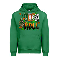 Emerald St. Patrick's Luck and roll Urban Hoodie - OliviaCreatesArt