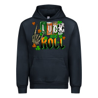 Navy St. Patrick's Luck and roll Urban Hoodie - OliviaCreatesArt