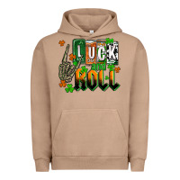 Pigment Burro St. Patrick's Luck and roll Urban Hoodie - OliviaCreatesArt
