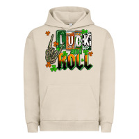 Pigment French Oak St. Patrick's Luck and roll Urban Hoodie - OliviaCreatesArt