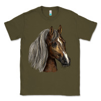 Army Green Tennessee Horse Classic Tee - LillyAllenDesigns